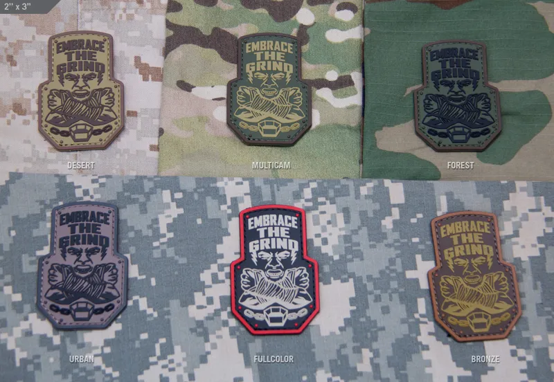 Mil-Spec Monkey Patch PVC Embrace the Grind · Tan / FDE