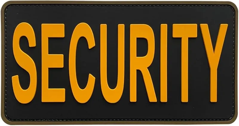 Mil-Spec Monkey Patch PVC Security Small 15x7,5cm · Negro
