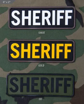 Patch Sheriff PVC 15x5cm - Mil-Spec Monkey