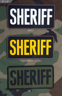 Patch Sheriff PVC 15x7,5cm - Mil-Spec Monkey