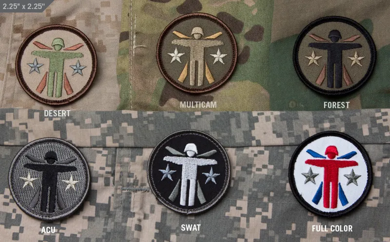 Mil-Spec Monkey Patch Soldier Systems Logo · Tan / FDE