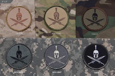Patch Spartan Helmet - Mil-Spec Monkey
