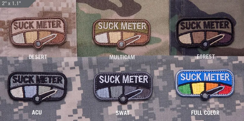 Mil-Spec Monkey Patch Suck Meter · Multicam