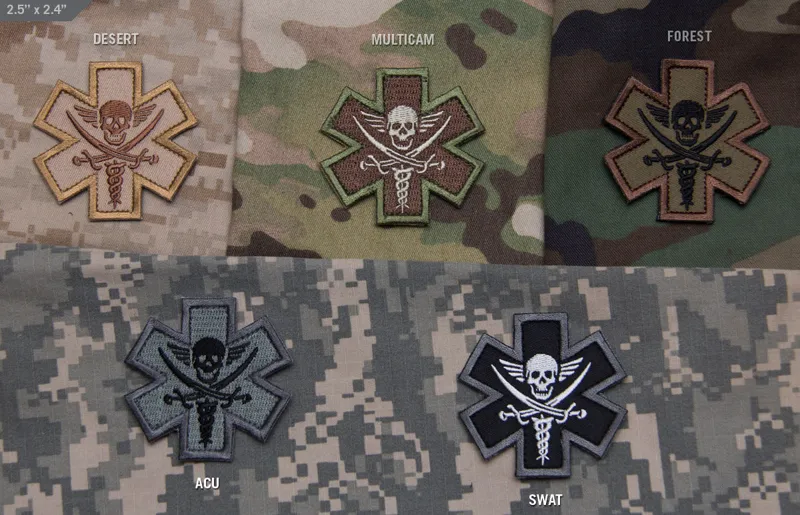 Mil-Spec Monkey Patch Tactical Medic Pirate