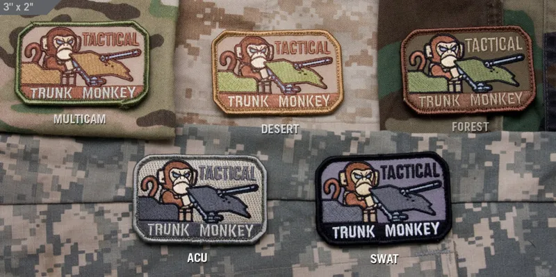 Mil-Spec Monkey Patch Tactical Trunk Monkey