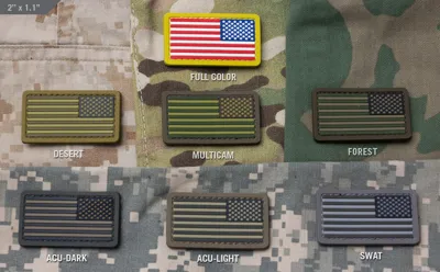 Patch US Flag Mini REV PVC - Mil-Spec Monkey