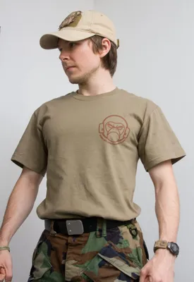 Pork Eating T Shirt MSM Logo Dusty - Mil-Spec Monkey