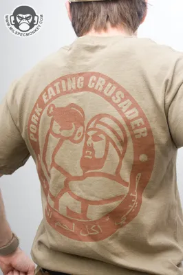 Pork Eating T Shirt MSM Logo - Mil-Spec Monkey