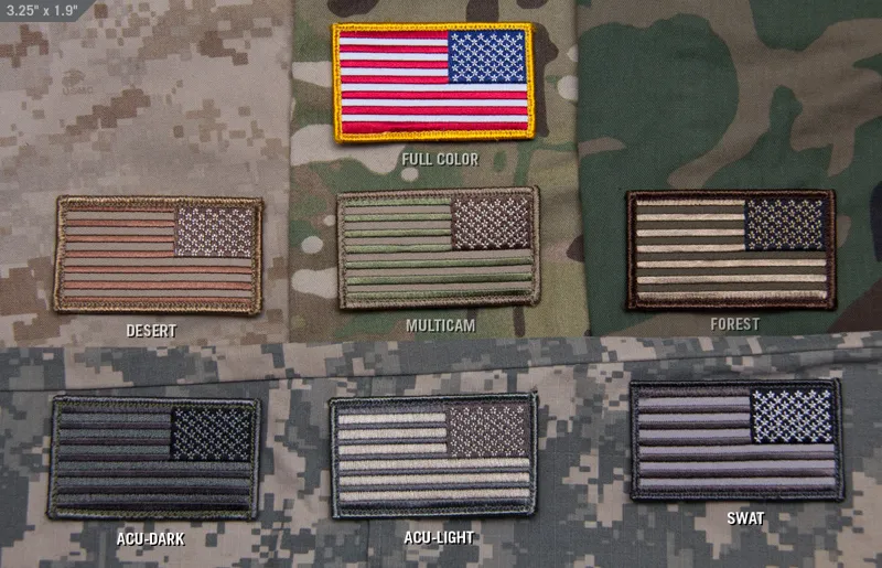 Mil-Spec Monkey US Flag Reversed Patch