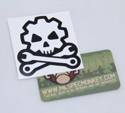 Death Mechanic Decal Sticker - Mil-Spec Monkey