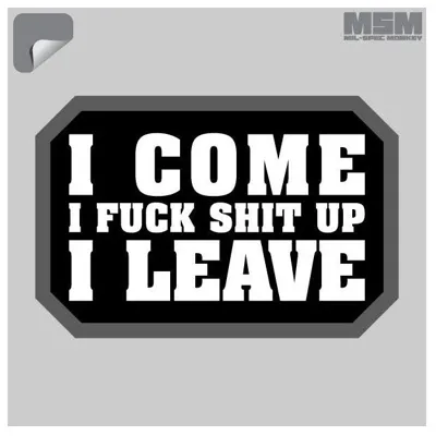 I Come Decal Sticker - Mil-Spec Monkey