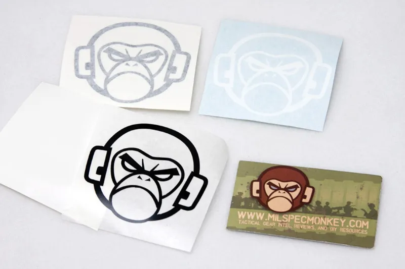 Mil-Spec Monkey Logo Decal Sticker · Tan / FDE