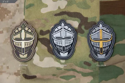 Patch 3D PVC Knight Head Ritterkopf - Mil-Spec Monkey