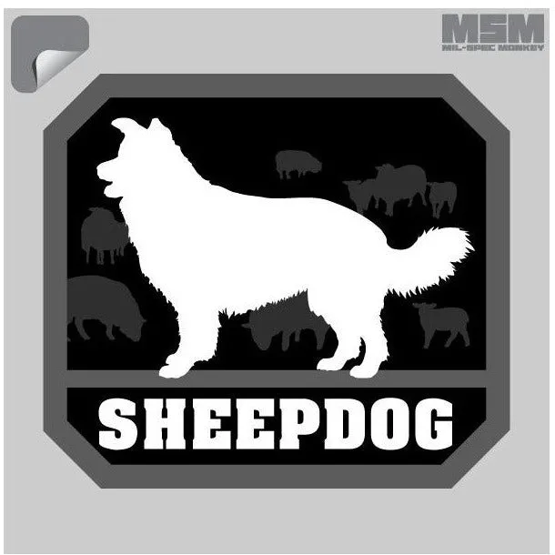 Mil-Spec Monkey Sheepdog Decal Sticker