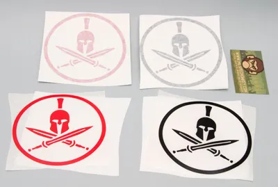 Spartan Helmet Decal Sticker - Mil-Spec Monkey