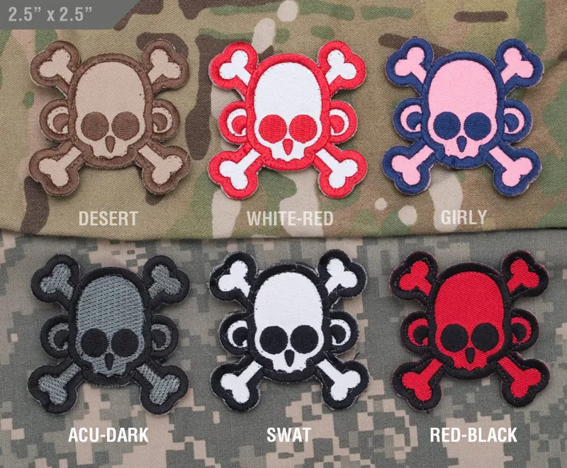 Mil-Spec Monkey Stoff Patch Skullmonkey - Crossbones