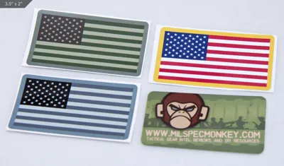 US Flag REV Decal Sticker - Mil-Spec Monkey