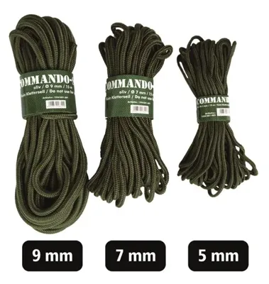 Commando-Seil 15m - Mil-Tec