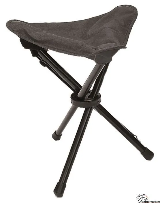 Mil-Tec Dreibein Klapphocker · Negro