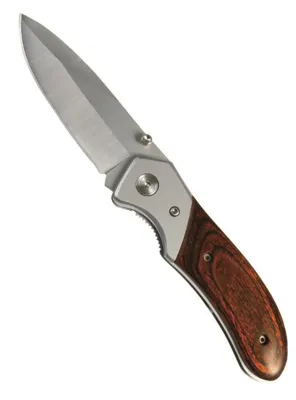 Einhandmesser M. Holzgriff - Mil-Tec