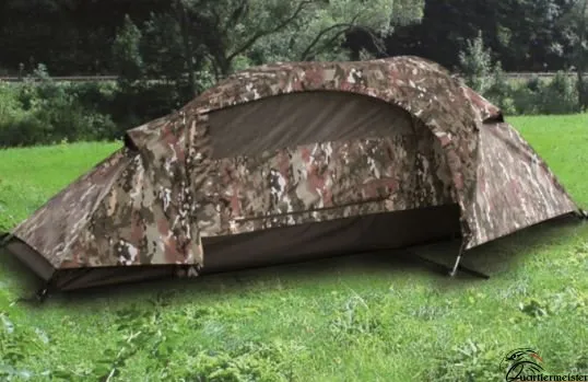 Mil-Tec Einmannzelt Recom · Woodland