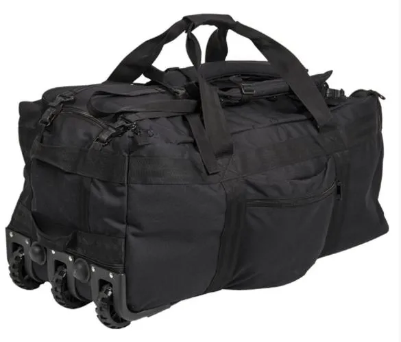 Mil-Tec Kampftrageseesack M. Rollen · Negro