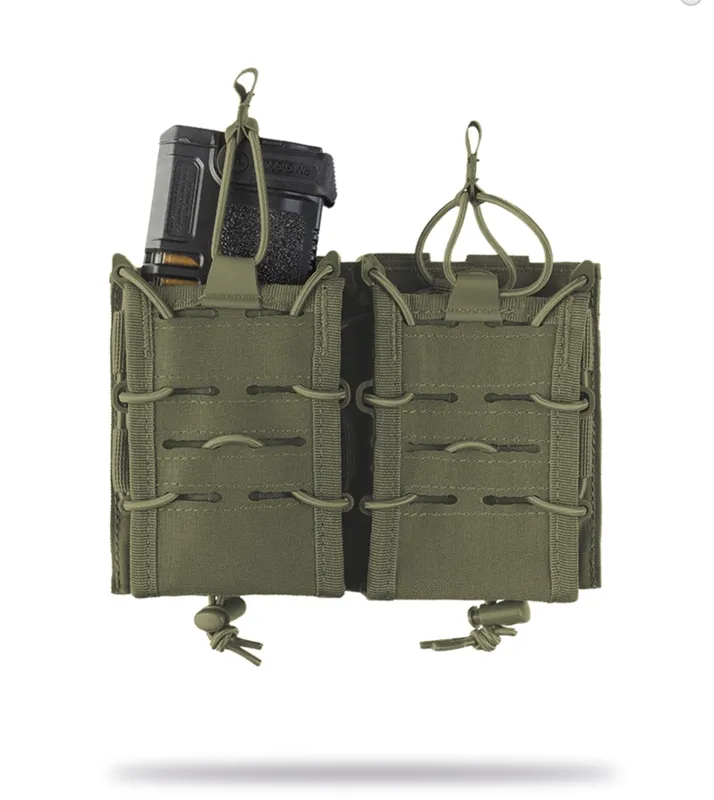 Mil-Tec Magazintasche Open Flex Doppelt · Verde / OD