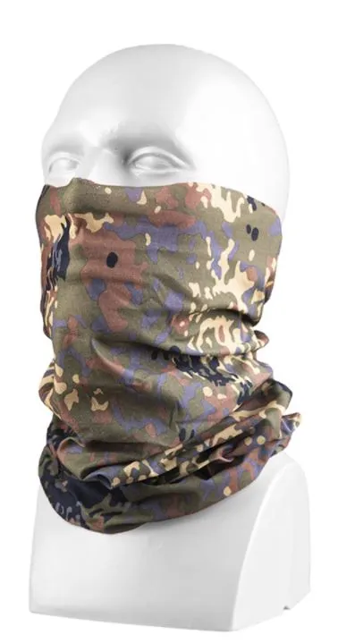 Mil-Tec Multifunktionstuch Headgear · Flecktarn
