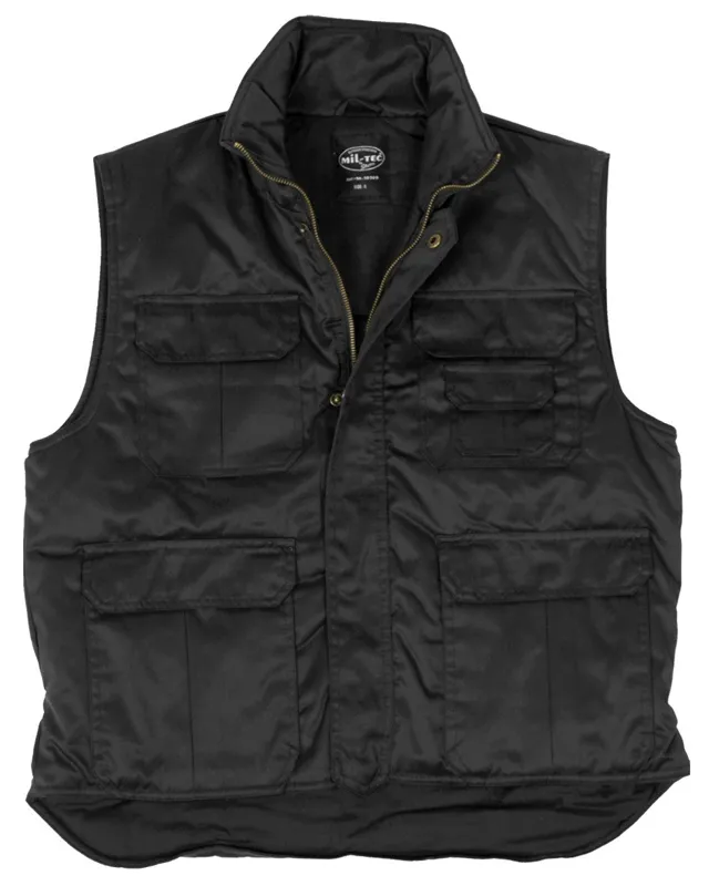Mil-Tec Ranger Weste Gefüttert · Negro