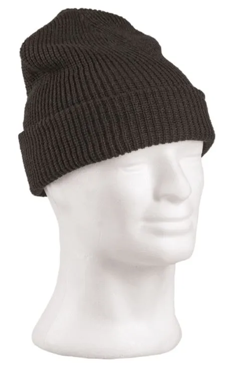 Mil-Tec Rollstrickmütze · Negro