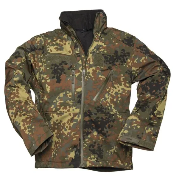 Mil-Tec Softshell Jacke SCU 14 · Flecktarn
