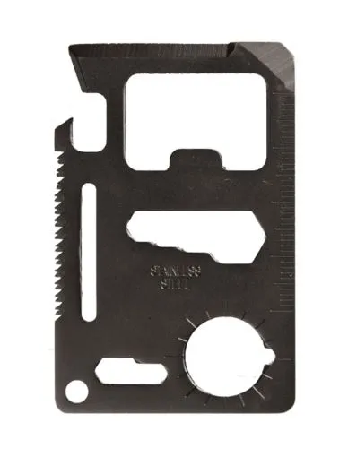 Mil-Tec Survival Tool M. Hülle · Negro