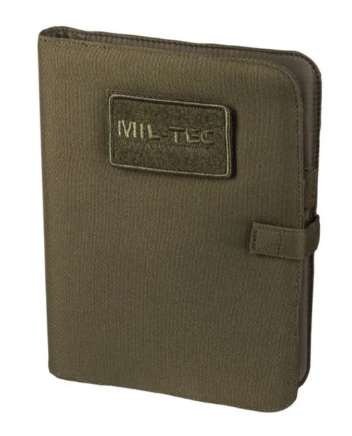Mil-Tec Tactical Notebook Schreibmappe Medium · Verde / OD