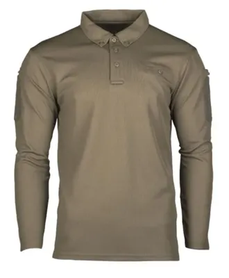 Tactical Quick Dry Langarm Polo - Mil-Tec
