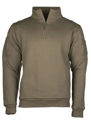 Tactical Sweatshirt M. Zipper - Mil-Tec