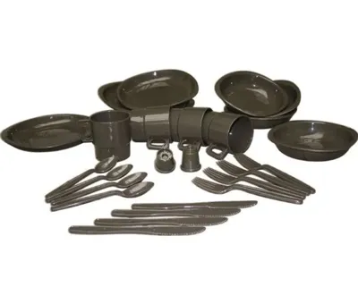 Teller u. Besteck 26-TLG - Mil-Tec