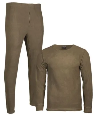 Unterwäsche Thermofleece Set Rundhals - Mil-Tec