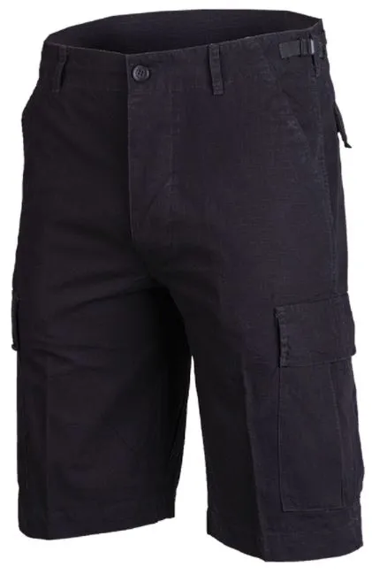 Mil-Tec US Bermuda Ripstop Prewashed · Negro