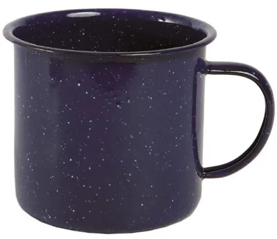 Western Trinkbecher Emaille 305ml Blau - Mil-Tec