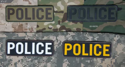 Police PVC 3D Patch 15x5cm - Mil-Spec Monkey