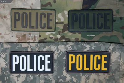 Police PVC Patch 15x7,5cm - Mil-Spec Monkey