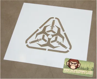 Spray Schablone Out Break - Mil-Spec Monkey