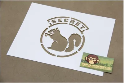 Spray Schablone Secret Squirrel - Mil-Spec Monkey