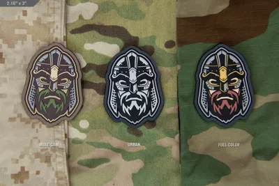 Viking Head 2 Patch Urban - Mil-Spec Monkey