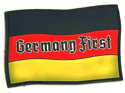 Moral PVC Patch Germany First - Deutschland Zuerst - MGC