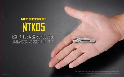 NTK05 Titan Schlüsselanhänger Messer - Nitecore