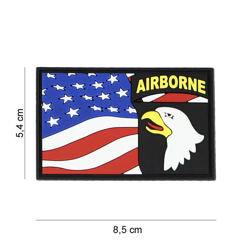 Van Os Imports Patch 3D PVC 101ST Airborne Flag