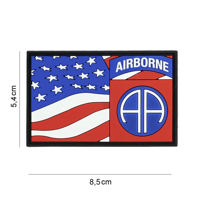 Van Os Imports Patch 3D PVC 82ND Airborne Flag
