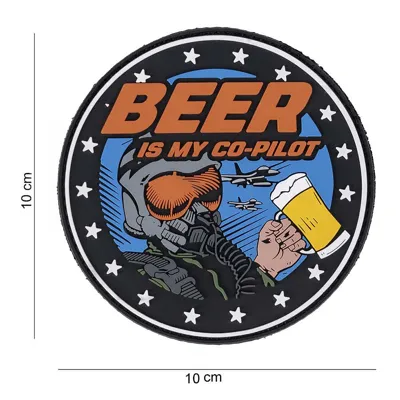 Patch 3D PVC Beer Is My Co-Pilot - Van Os Imports