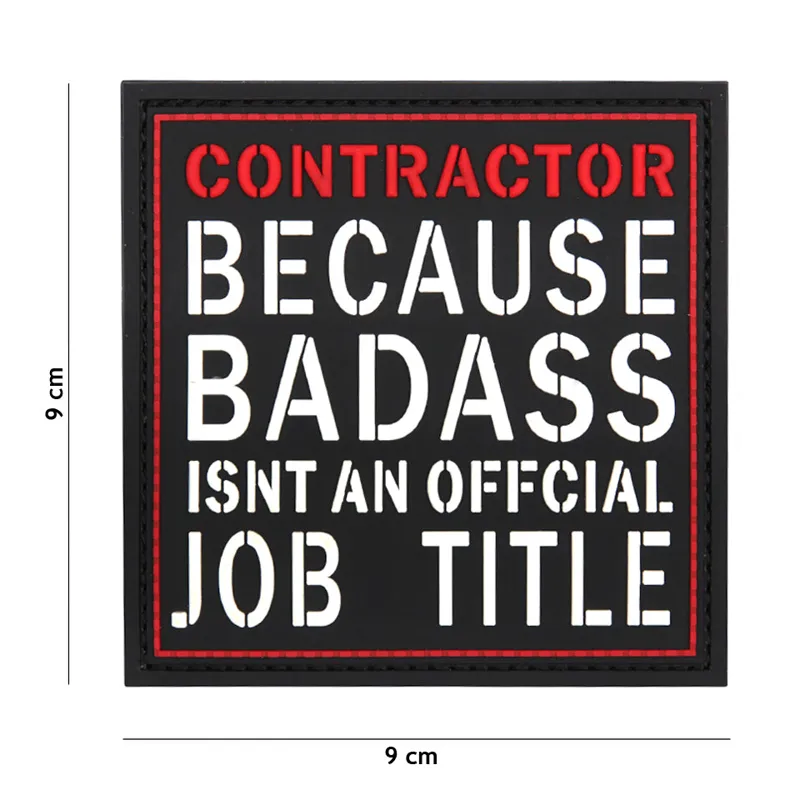 Van Os Imports Patch 3D PVC Contractor